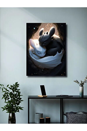 Ejderhanı Nasıl Eğitirsin - Film & Dizi Posterleri, Özel Tasarım Kağıt Poster, Duvar Sanatı