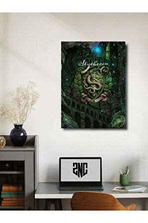 Slytherin - HarryY Potter - Film & Dizi Posterleri, Özel Tasarım Kağıt Poster, Duvar Sanatı