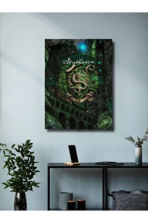 Slytherin - HarryY Potter - Film & Dizi Posterleri, Özel Tasarım Kağıt Poster, Duvar Sanatı