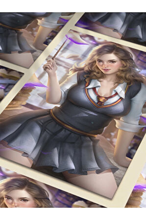 Hermione - Dizi, Film ve Karakter Özel Tasarım Poster Serisi, Eşsiz Tasarım,