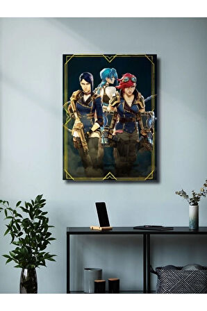 Arcane - Animasyon, Film ve Karakter Özel Tasarım Poster Serisi, Eşsiz Tasarım,