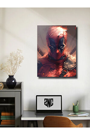 Deadpool - Marvel - Dizi, Film ve Karakter Özel Tasarım Poster Serisi, Eşsiz Tasarım,