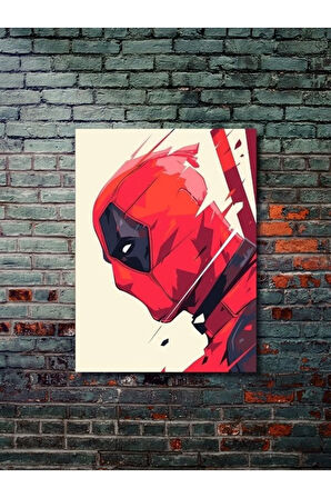 Deadpool - Marvel - Dizi, Film ve Karakter Özel Tasarım Poster Serisi, Eşsiz Tasarım,