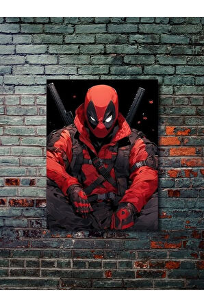 Deadpool - Marvel - Dizi, Film ve Karakter Özel Tasarım Poster Serisi, Eşsiz Tasarım,