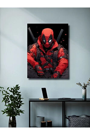 Deadpool - Marvel - Dizi, Film ve Karakter Özel Tasarım Poster Serisi, Eşsiz Tasarım,