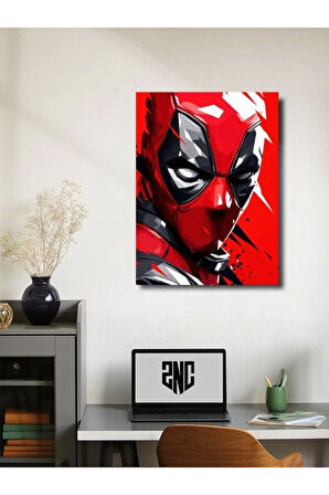 Deadpool - Marvel - Film & Dizi Posterleri, Özel Tasarım Kağıt Poster, Duvar Sanatı