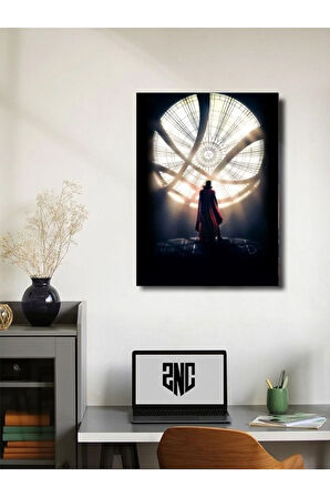 Doctor Strange - Marvel - Dizi, Film ve Karakter Özel Tasarım Poster Serisi, Eşsiz Tasarım,
