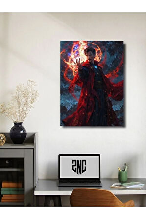 Doctor Strange - Marvel - Dizi, Film ve Karakter Özel Tasarım Poster Serisi, Eşsiz Tasarım,