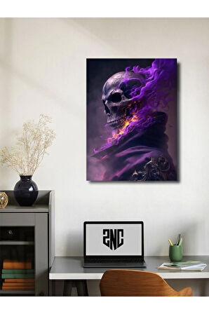 Ghost Rider - Marvel - Dizi, Film ve Karakter Özel Tasarım Poster Serisi, Eşsiz Tasarım,