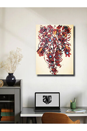 İronman, Marvel, Dizi, Film ve Karakter Özel Tasarım Poster Serisi, Eşsiz Tasarım,