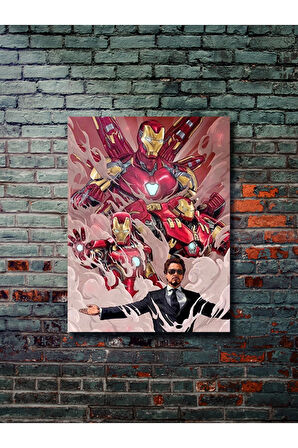 İronman, Marvel, Dizi, Film ve Karakter Özel Tasarım Poster Serisi, Eşsiz Tasarım,