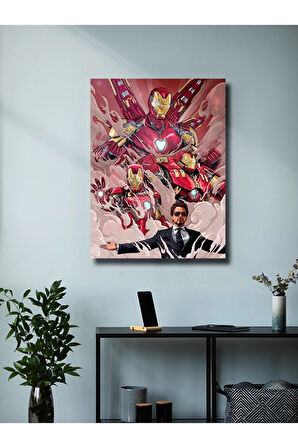 İronman, Marvel, Dizi, Film ve Karakter Özel Tasarım Poster Serisi, Eşsiz Tasarım,