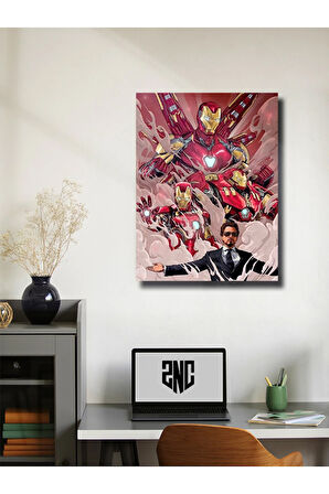 İronman, Marvel, Dizi, Film ve Karakter Özel Tasarım Poster Serisi, Eşsiz Tasarım,