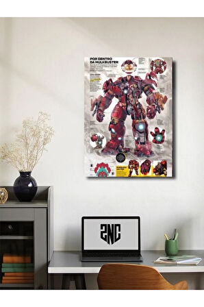 İronman - Marvel - Dizi, Film ve Karakter Özel Tasarım Poster Serisi, Eşsiz Tasarım,