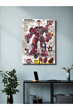 İronman - Marvel - Dizi, Film ve Karakter Özel Tasarım Poster Serisi, Eşsiz Tasarım,