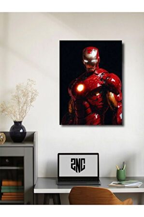 İronman - Marvel - Film & Dizi Posterleri, Özel Tasarım Kağıt Poster, Duvar Sanatı