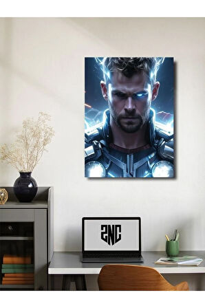 Thor - Marvel - Film & Dizi Posterleri, Özel Tasarım Kağıt Poster, Duvar Sanatı