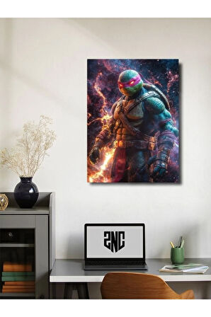 Ninja Kaplumbağalar - Animasyon, Film ve Karakter Özel Tasarım Poster Serisi, Eşsiz Tasarım,