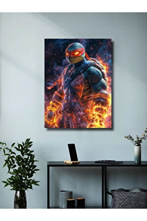 Ninja Kaplumbağalar - Animasyon, Film ve Karakter Özel Tasarım Poster Serisi, Eşsiz Tasarım,