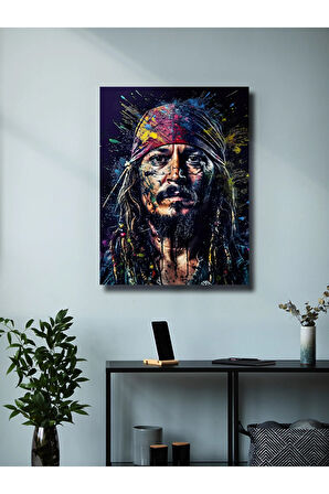 Jack Sparrow, Karayip Korsanları, Film, Dizi, Karakter Posterleri, Özel Tasarım Kağıt Poster,
