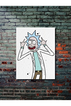 Rick And Morty - Film & Dizi Posterleri, Özel Tasarım Kağıt Poster, Duvar Sanatı