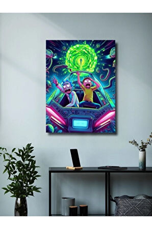 Rick And Morty - Film & Dizi Posterleri, Özel Tasarım Kağıt Poster, Duvar Sanatı