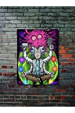 Rick And Morty - Film & Dizi Posterleri, Özel Tasarım Kağıt Poster, Duvar Sanatı