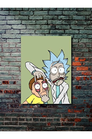 Rick And Morty - Film & Dizi Posterleri, Özel Tasarım Kağıt Poster, Duvar Sanatı