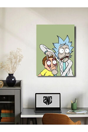 Rick And Morty - Film & Dizi Posterleri, Özel Tasarım Kağıt Poster, Duvar Sanatı