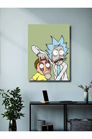 Rick And Morty - Film & Dizi Posterleri, Özel Tasarım Kağıt Poster, Duvar Sanatı