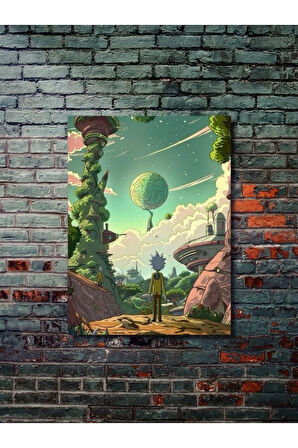 Rick And Morty - Film & Dizi Posterleri, Özel Tasarım Kağıt Poster, Duvar Sanatı