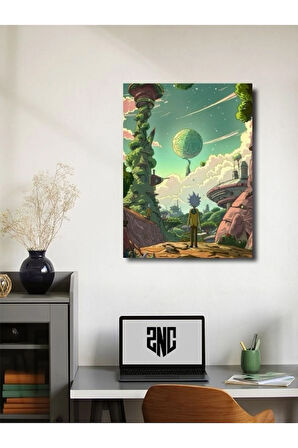 Rick And Morty - Film & Dizi Posterleri, Özel Tasarım Kağıt Poster, Duvar Sanatı