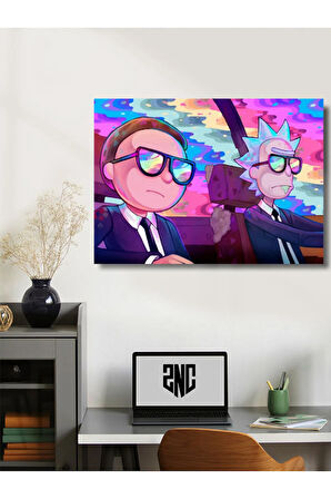 Rick And Morty - Film & Dizi Posterleri, Özel Tasarım Kağıt Poster, Duvar Sanatı