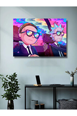 Rick And Morty - Film & Dizi Posterleri, Özel Tasarım Kağıt Poster, Duvar Sanatı