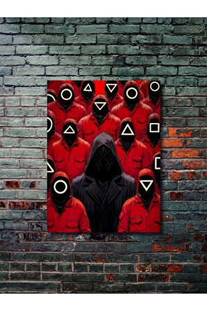 Squid Game - Film & Dizi Posterleri, Özel Tasarım Kağıt Poster, Duvar Sanatı