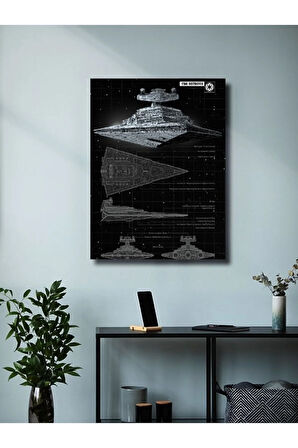 Star Destroyer - Star Wars - Gemi Şemaları - Film & Dizi Posterleri, Özel Tasarım Kağıt Poster