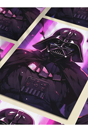 Darth Vader, Starwars, Dizi, Film ve Karakter Özel Tasarım Poster Serisi, Eşsiz Tasarım,