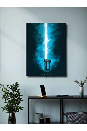 Ezra, Starwars Işın Kılıcı Koleksiyon, Film ve Karakter Özel Tasarım Poster Serisi