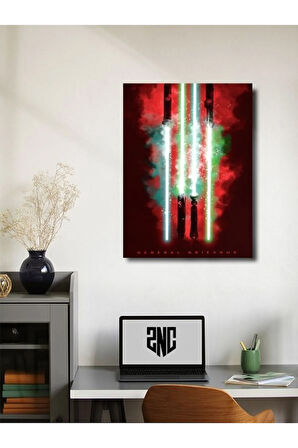 Grevious, Starwars Işın Kılıcı Koleksiyon, Film ve Karakter Özel Tasarım Poster Serisi