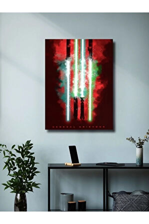 Grevious, Starwars Işın Kılıcı Koleksiyon, Film ve Karakter Özel Tasarım Poster Serisi