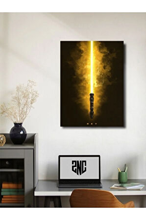 Rey, Starwars Işın Kılıcı Koleksiyon, Film ve Karakter Özel Tasarım Poster Serisi