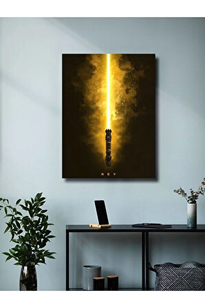 Rey, Starwars Işın Kılıcı Koleksiyon, Film ve Karakter Özel Tasarım Poster Serisi