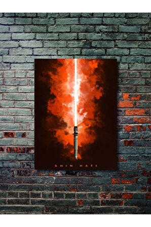 Shin Hati, Starwars Işın Kılıcı Koleksiyon, Film ve Karakter Özel Tasarım Poster Serisi