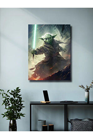 Yoda, Starwars, Dizi, Film ve Karakter Özel Tasarım Poster Serisi, Eşsiz Tasarım,