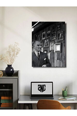 Mustafa Kemal ATATÜRK - Önemli Kişiler, Tarihi Kişiler, Özel Tasarım Kağıt Poster, Duvar Sanatı