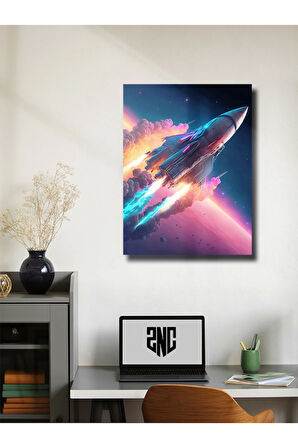 Uzay Teması Özel Tasarım Kağıt Poster, Eşsiz Tasarım Tarih, Mitoloji, Karakter Posterleri,