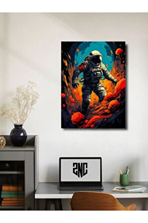 Uzay Teması Özel Tasarım Kağıt Poster, Eşsiz Tasarım Tarih, Mitoloji, Karakter Posterleri,