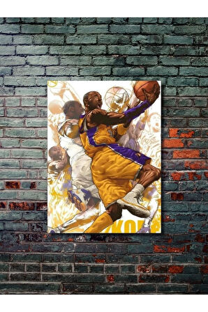 Kobe Bryant - La Lakers - Basketbol, Spor Posterleri, Takım Posterleri Özel Tasarım Kağıt Poster