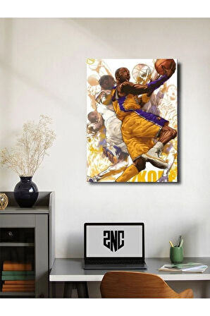 Kobe Bryant - La Lakers - Basketbol, Spor Posterleri, Takım Posterleri Özel Tasarım Kağıt Poster