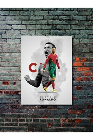 Cristiano Ronaldo - Spor Posterleri, Takım Posterleri Özel Tasarım Kağıt Poster